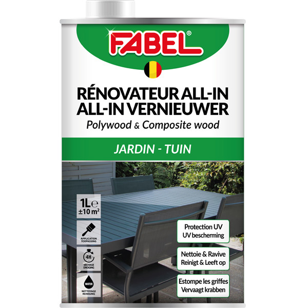 Fabel All In One Vernieuwer Polywood&Composite 1l
