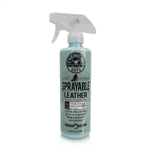 De Sprayable Leather Cleaner & Conditioner herstelt, beschermt, verlengt en verbetert leer, kunstleer en zelfs vinyl.