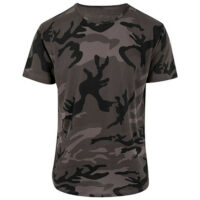 T-shirt in camouflagekleuren grijs