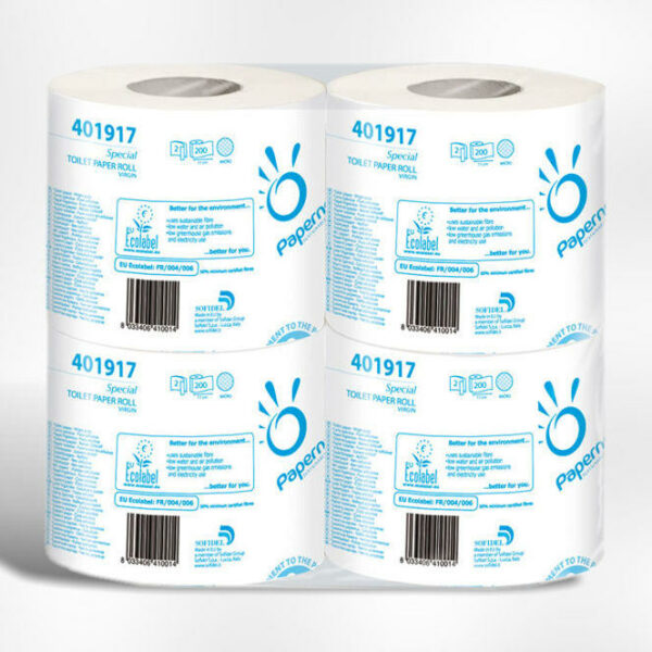 Toiletpapier Puur Cellulose Wit 2lg 12x4 rl
