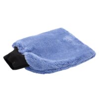 Washandschoen microvezel blauw